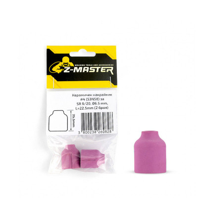 Керамичен накрайник L = 25.5 mm, TIG SR 9/20, блистер Z-Master
