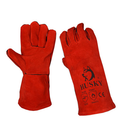 Ръкавици за заварчици HUSKY- червени