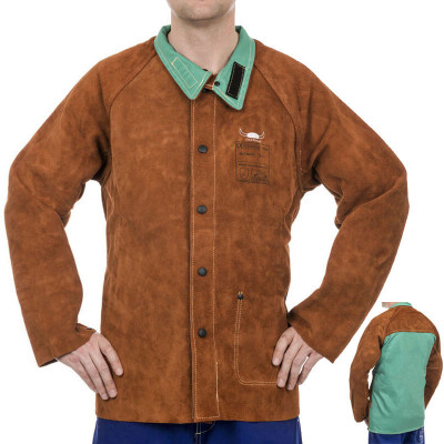 WELDAS Кожено яке за заваряване Lava Brown™, олекотено 44-7300/P