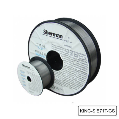 Тръбно флюсова тел KING-S E71T-GS -  Ø 0.8 mm Sherman