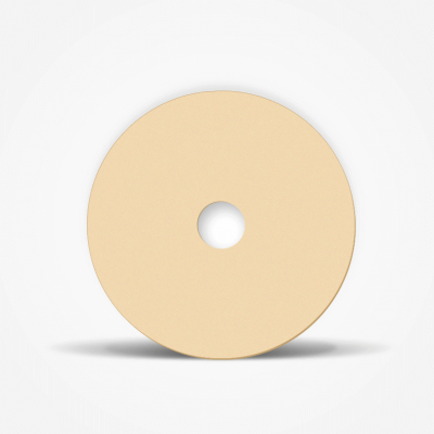 Бял - Керамичен шмиргелов диск - Форма 2