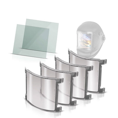 STAHLWERK Комплект от 6 резервни слюди за заваръчна маска TITAN