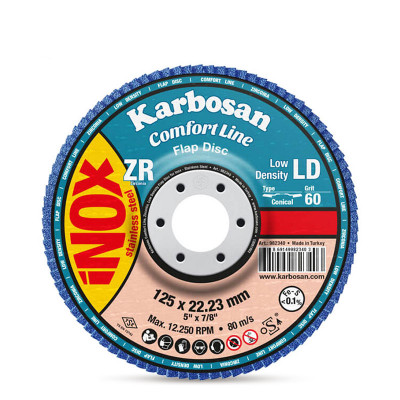 Диск за шлайфане KARBOSAN Comfort Line цирконий LD