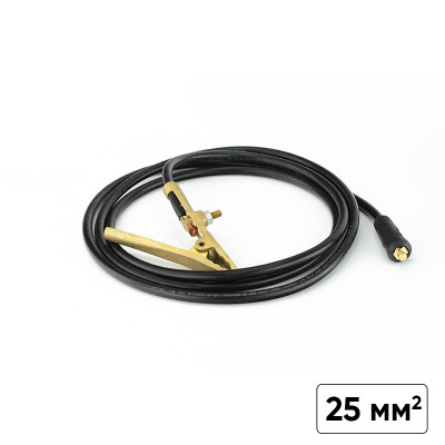 Заваръчен кабел с щипка маса GC15 type D / 300А - 25 мм²