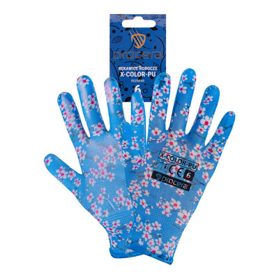 Предпазни ръкавици X-COLOR сини