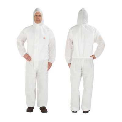 3M™ защитен гащеризон за еднократна употреба 4515, бял