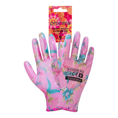Предпазни ръкавици X-COLOR розови