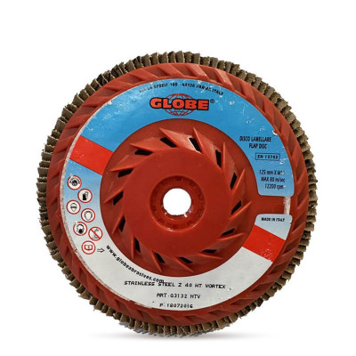 GLOBE VORTEX HT Ламелен диск за шлайфане, 125 x M14