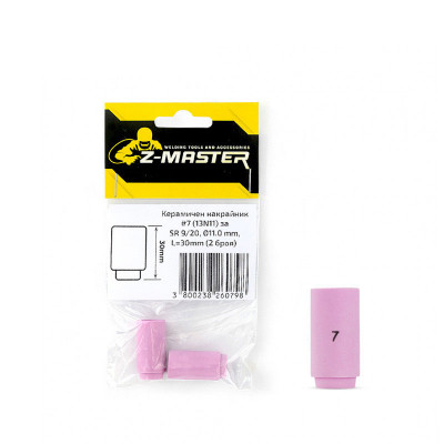 Керамичен накрайник L=30 mm TIG SR 9/20, блистер Z-Master