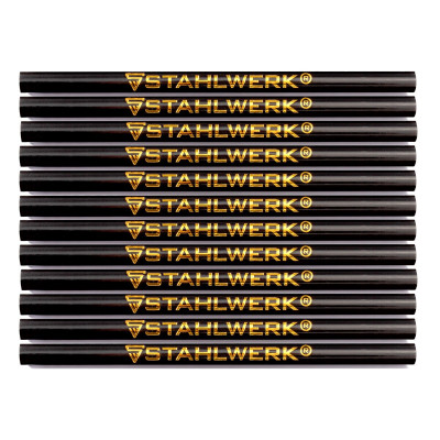 STAHLWERK Комплект дърводелски моливи от 12 бр.