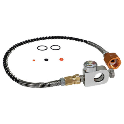 TECWELD Маркуч за самостоятелно пълнене на бутилки/капсули Sodastream Pink + комплект резервни уплътнения