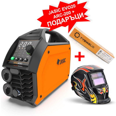 Инверторен заваръчен апарат JASIC EVO20 ARC-200 (Z2S32) + ПОДАРЪЦИ