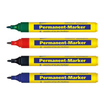 BLEISPITZ Перманентен кръгъл маркер, 1.5 - 3 mm