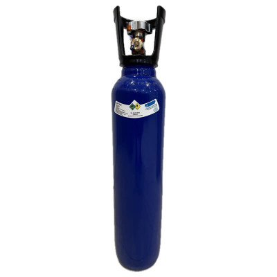 Стоманена бутилка за кислород, пълна - капацитет 6.7 литра