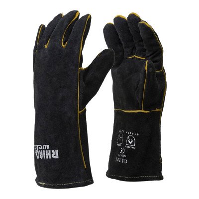 Ръкавици за заварчици - черни GL121