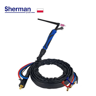 TIG заваръчен шланг T-20 ERGO - 10/25, водно охлаждане