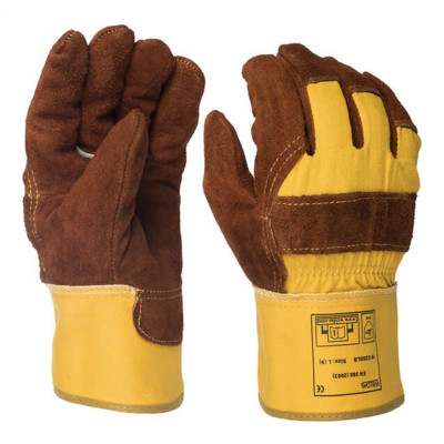 WELDAS Работни ръкавици от телешка кожа Lava Brown ™ 10-2209LB