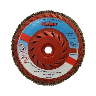 GLOBE VORTEX HT Ламелен диск за шлайфане, 125 x M14