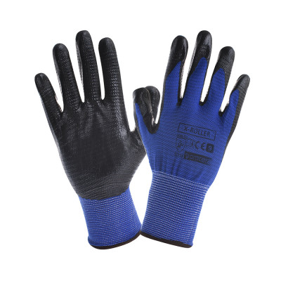 Предпазни ръкавици, покрити с нитрил X-ROLLER