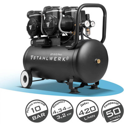 STAHLWERK Въздушен компресор ST 510 Pro