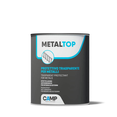 CAMP Metal Top - Перманентна прозрачна защита за метали, 1 литър