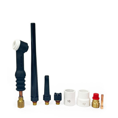 Комплект TIG аксесоари с керамичнa дюзa с цедка #10 и #12 и фиксирана човка (8 части) за SR-9